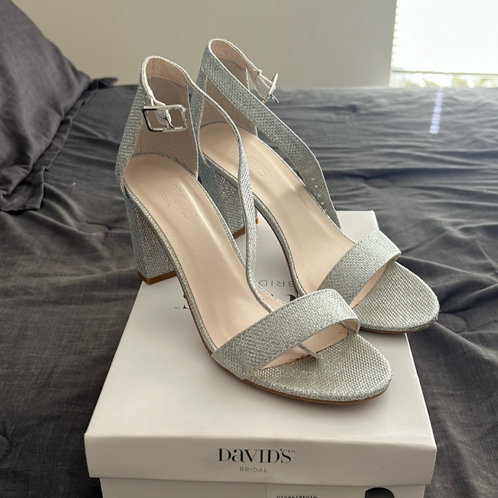Silver Classy Heels